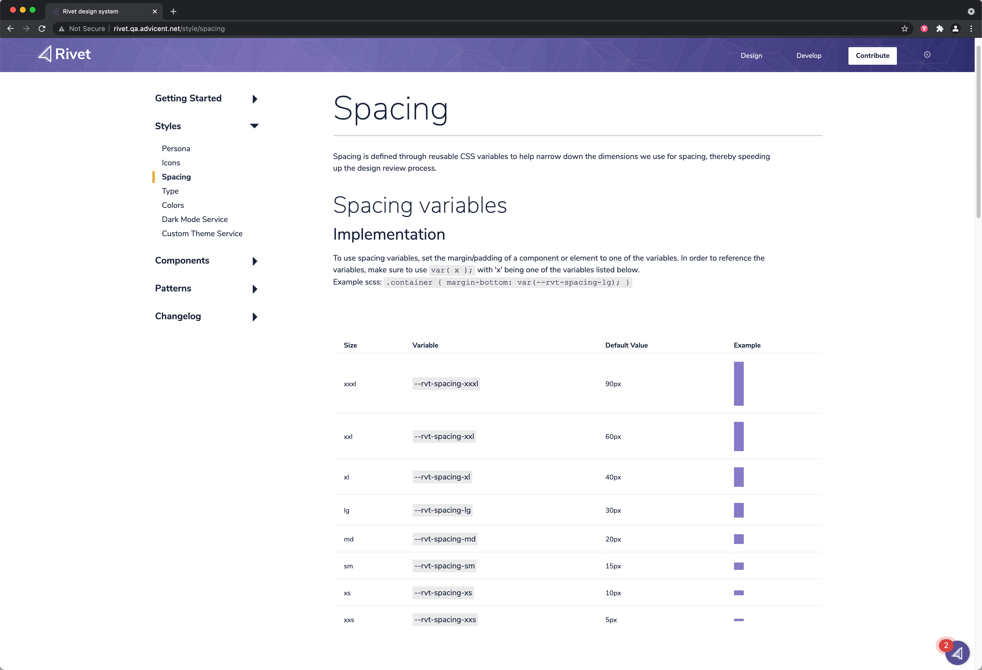 Thumbnail for Rivet spacing documentation